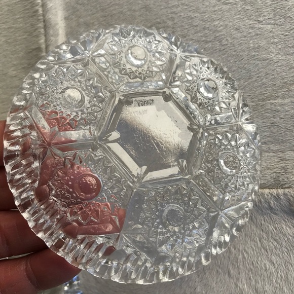 Vintage | 4" Glass Ashtray, Italy - Picture 8 of 13